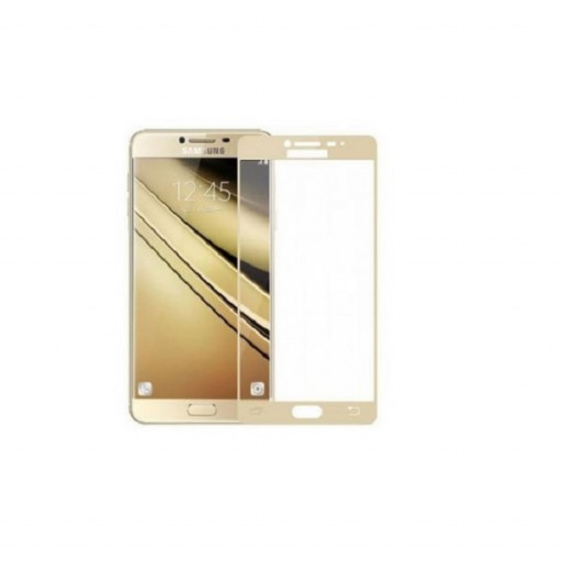 Защитное 3D стекло для телефона Samsung A3 A310 (золотое) Уфа купить в интернет-магазине