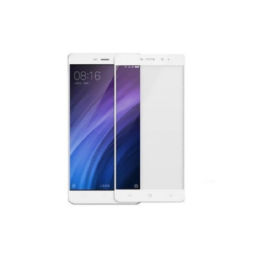 Защитное 3D стекло для телефона Samsung A3 A320 (белое) Уфа купить в интернет-магазине