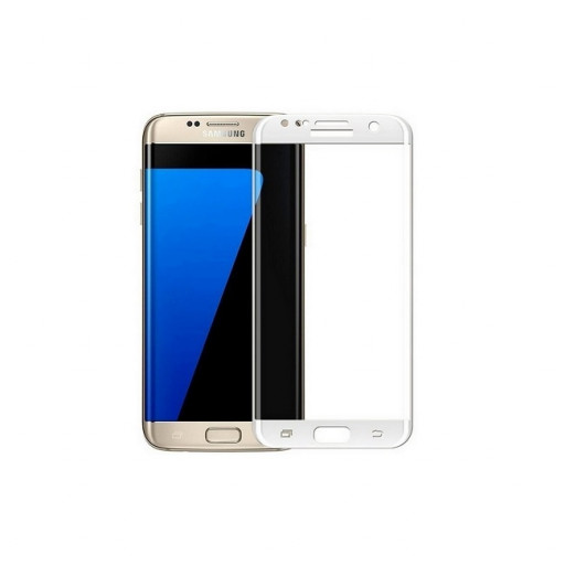 Защитное 3D стекло для телефона Samsung J7 J730 (белое) Уфа купить в интернет-магазине
