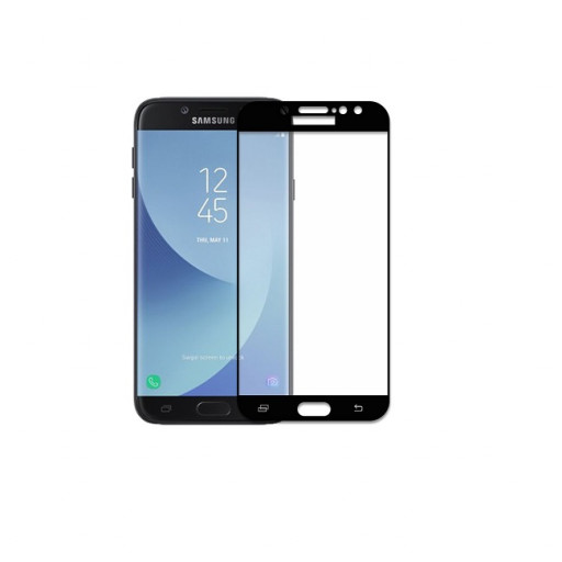 Защитное 3D стекло для телефона Samsung J7 J730 (черное) Уфа купить в интернет-магазине