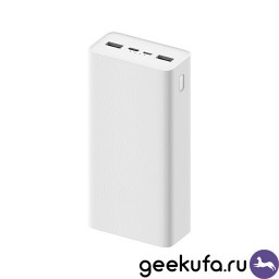 Внешний аккумулятор Xiaomi Power Bank 3 30000 mAh PB3018ZM белый купить в Уфе