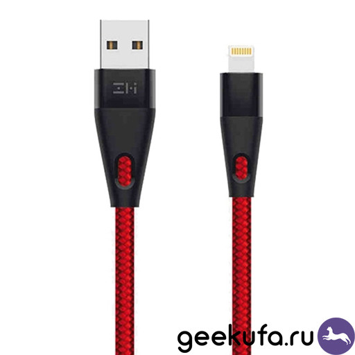 Lightning кабель ZMI MFi 1м (AL806) красный Уфа купить в интернет-магазине
