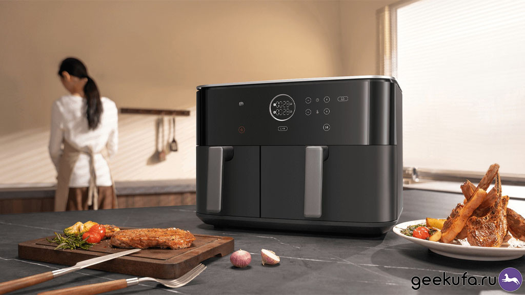 Аэрогриль Xiaomi Mi Dual Zone Air Fryer 10L — здоровая магия на вашей кухне